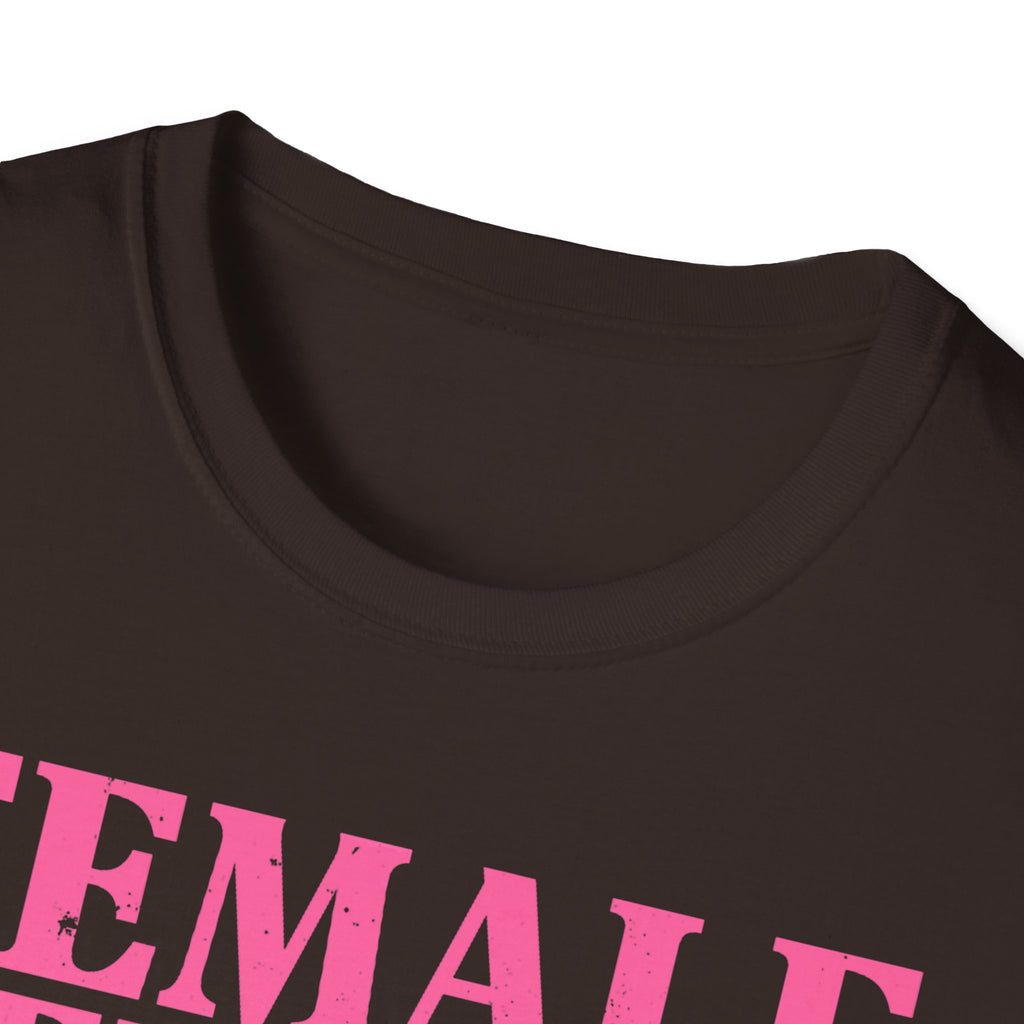 Female Veteran with Three Sides T-Shirt | American Flag, Pink Helmet, Military Pride