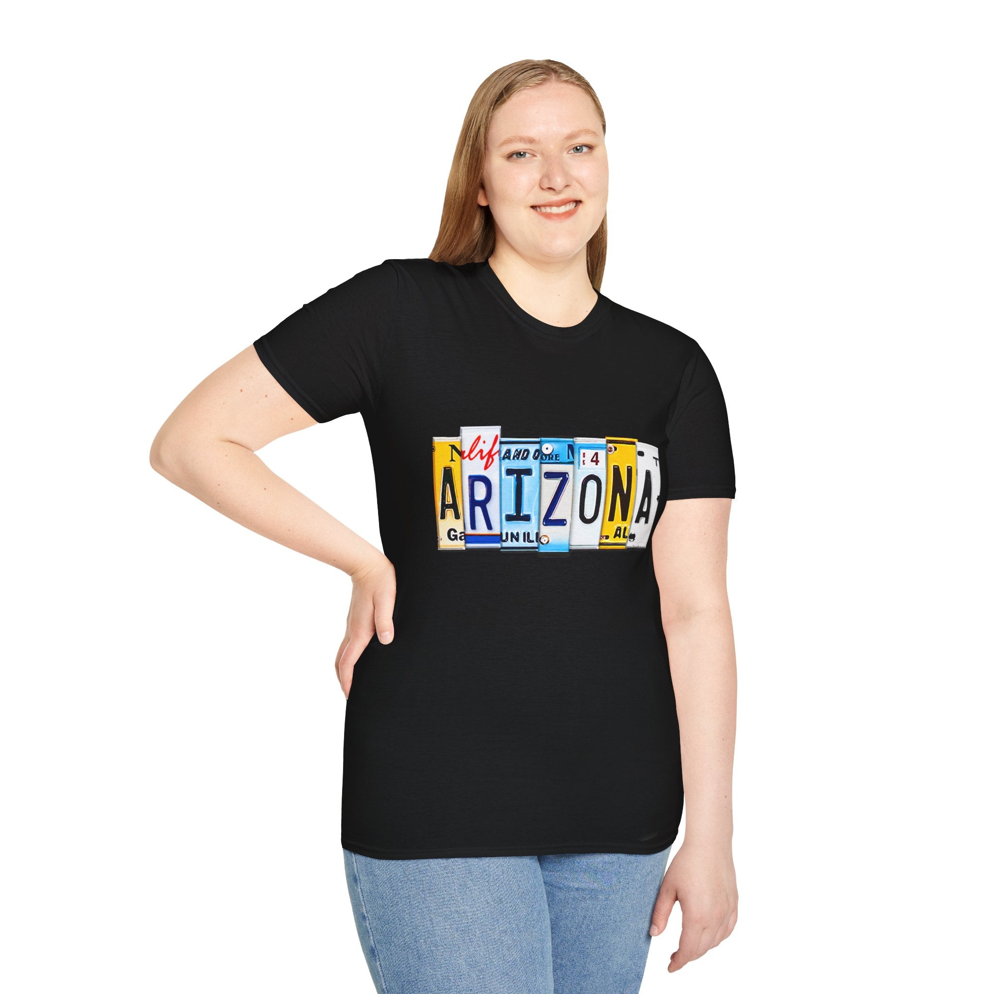 Arizona License Plate Collage T-Shirt | State Graphic Tee