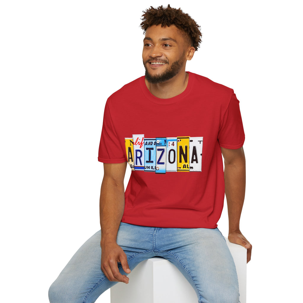 Arizona License Plate Collage T-Shirt | State Graphic Tee