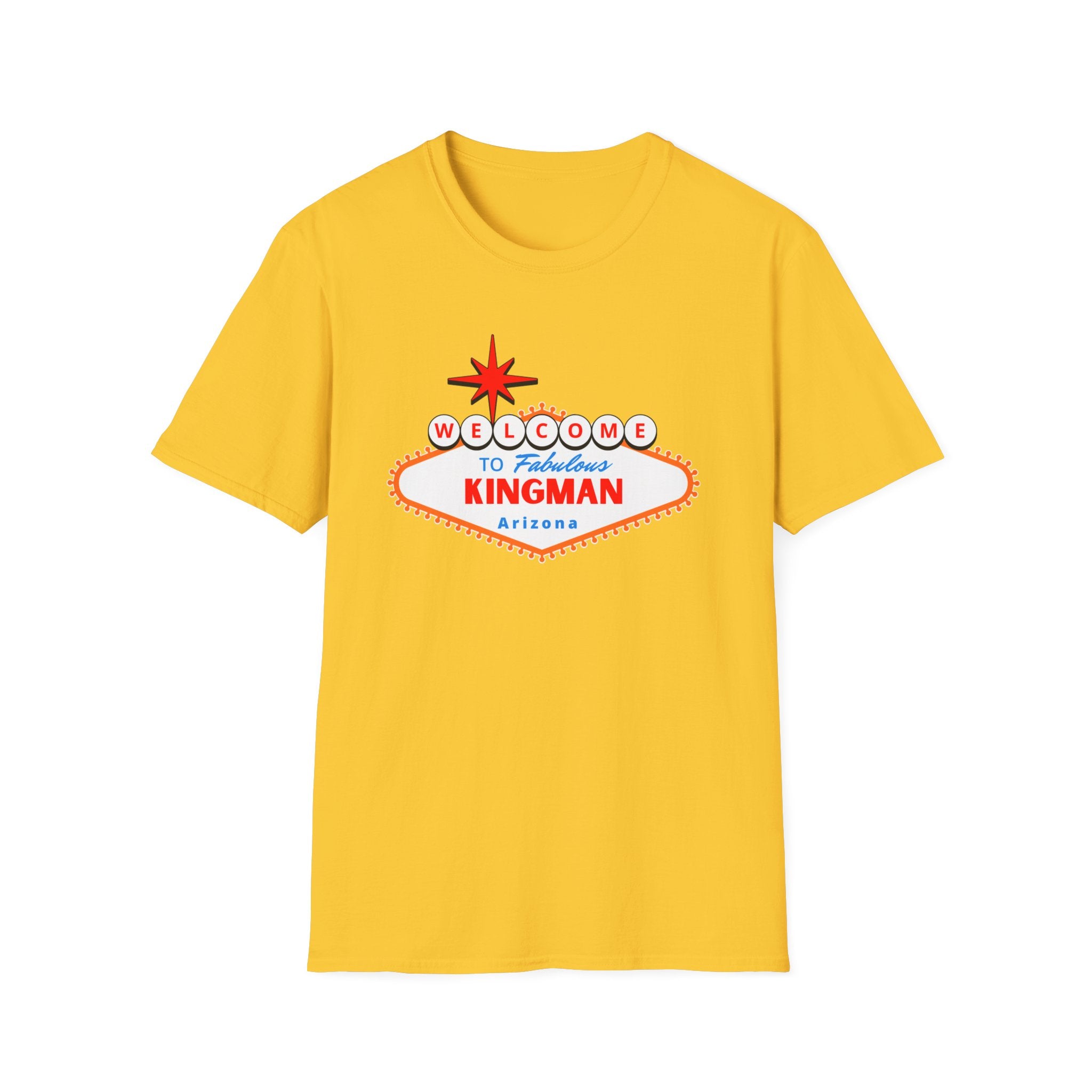 Kingman Arizona Vintage Welcome Sign T-Shirt