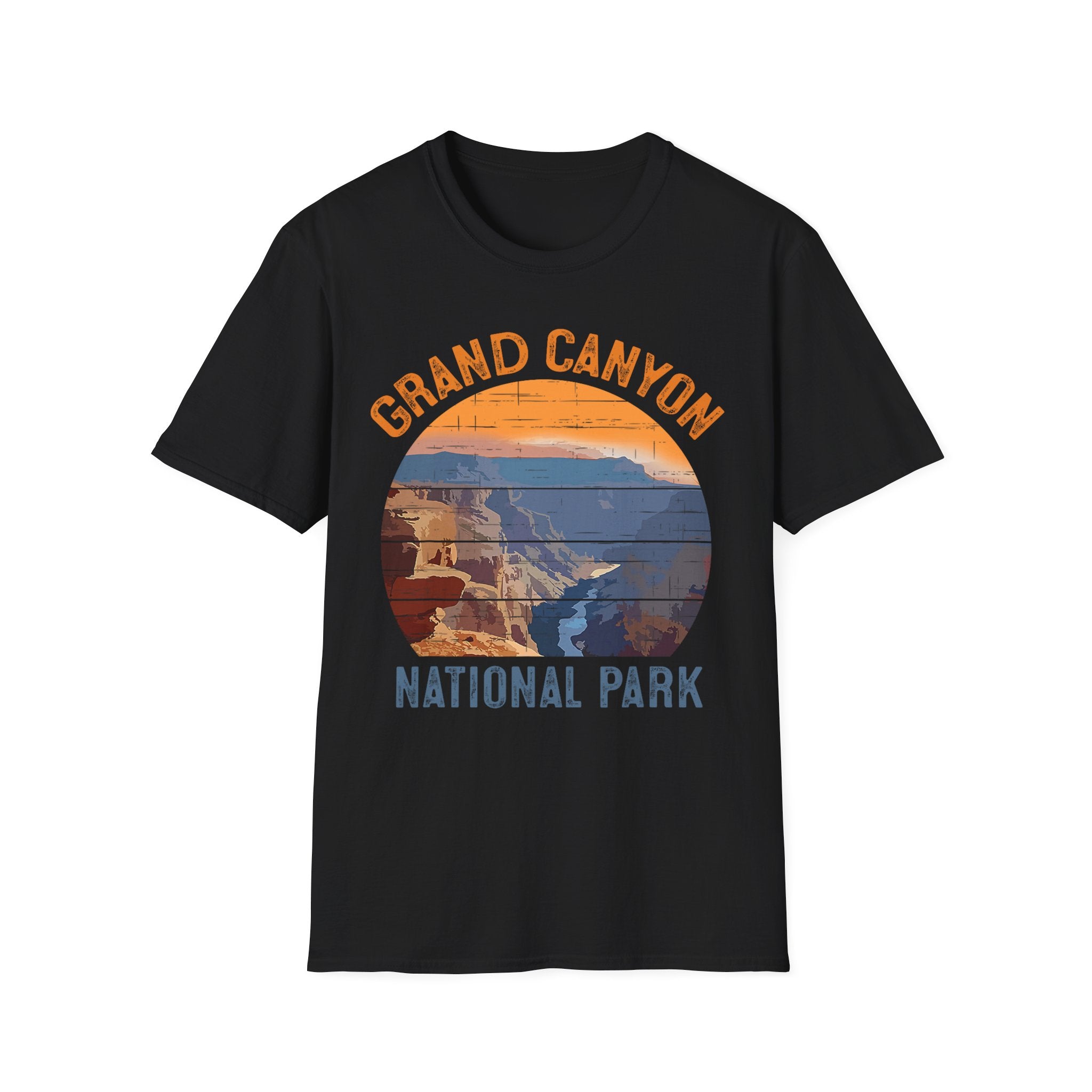 Grand Canyon National Park T-Shirt | Vintage Sunset Landscape