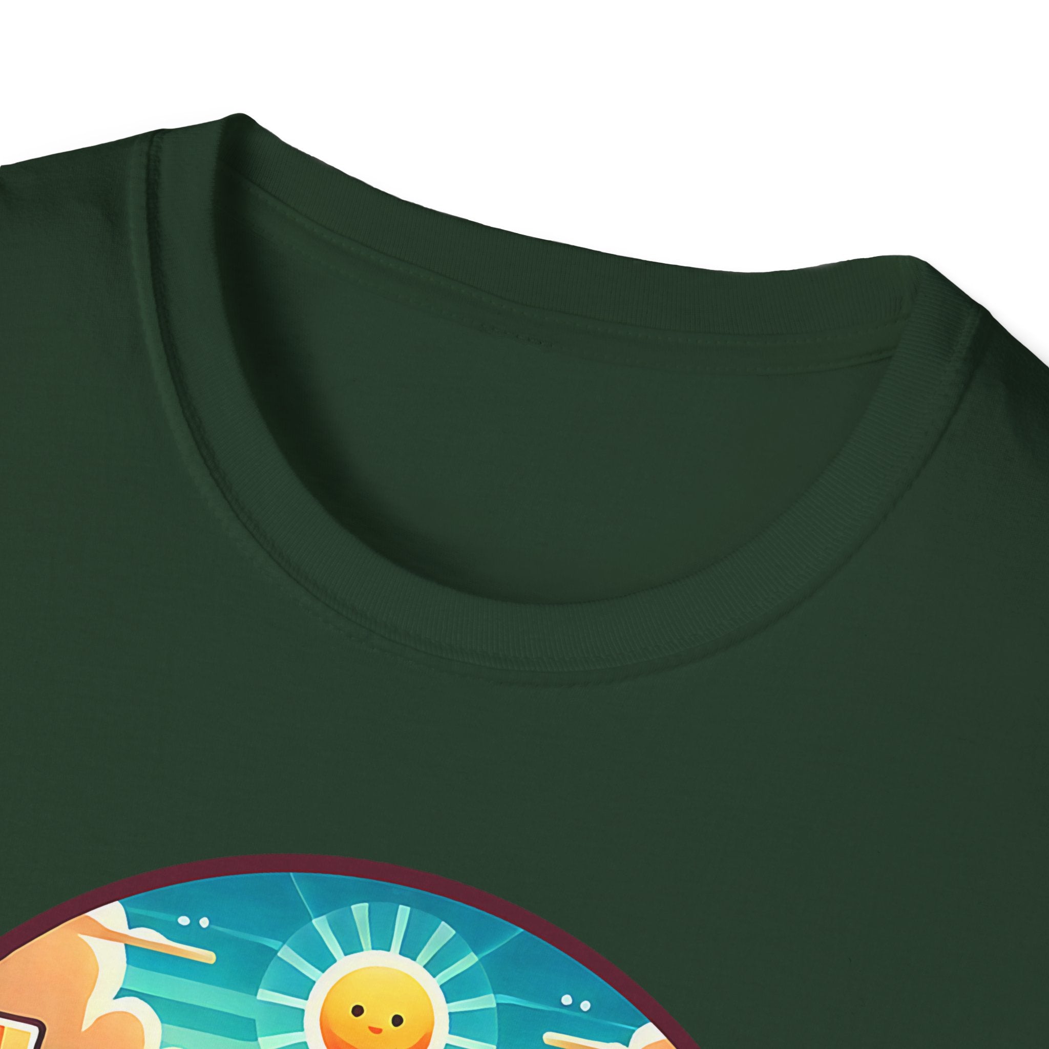 Grand Canyon National Park Retro Sunset T-Shirt | Canyon River Illustration