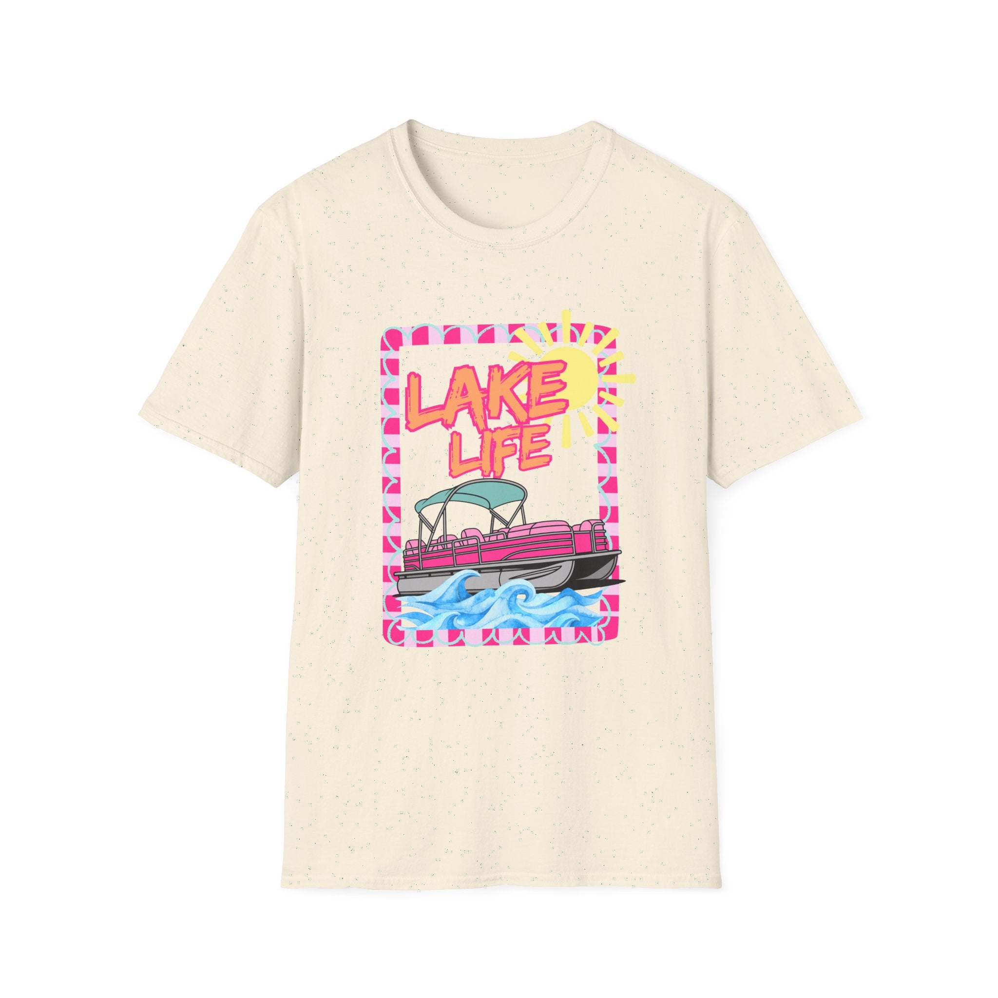 Lake Life Pontoon Boat T-Shirt | Summer Lake Vibes