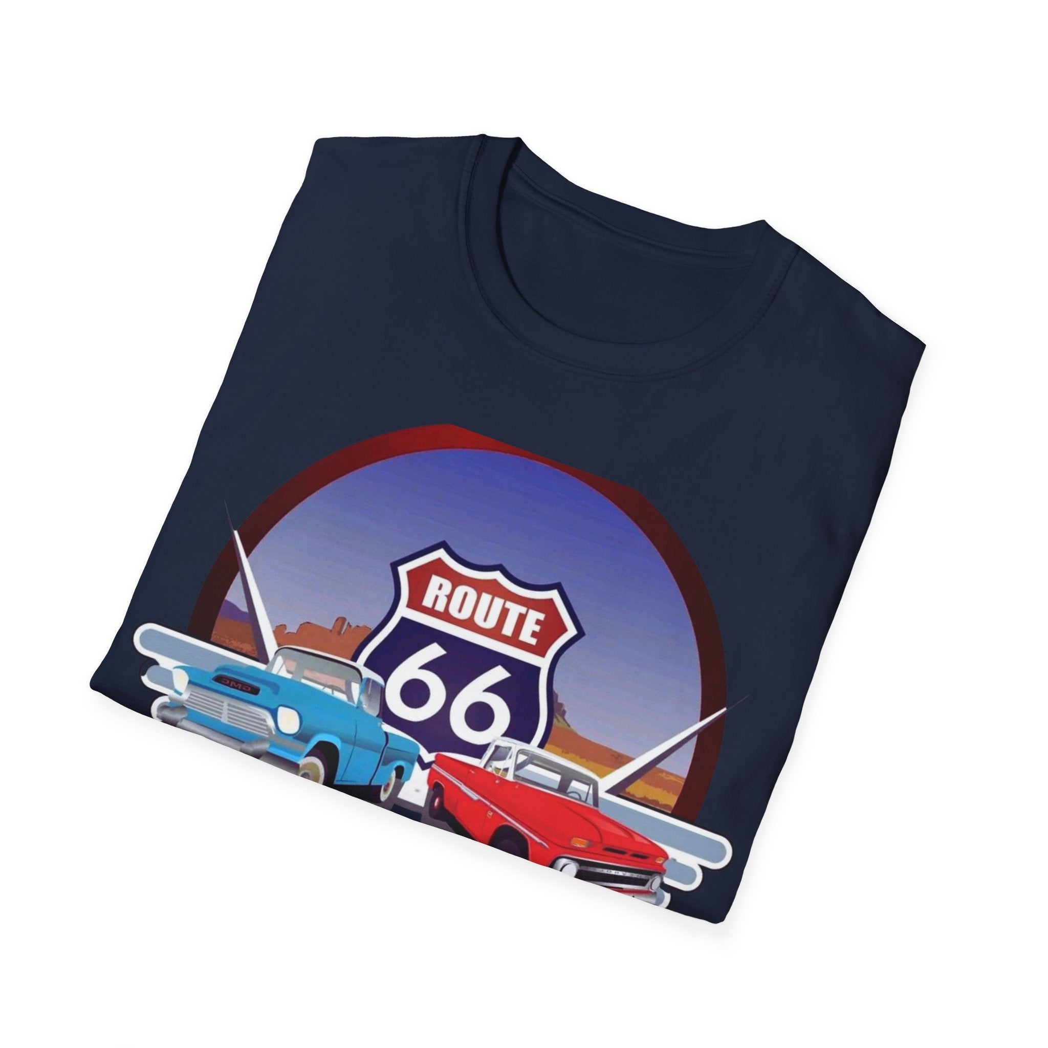 Route 66 Kingman Arizona Softstyle T-Shirt, Vintage Tee, Retro Shirt, Unisex Top, Gift for Travelers