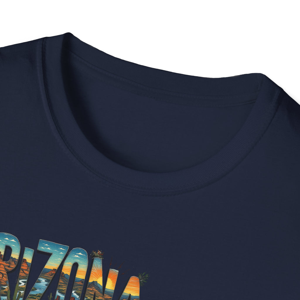 Arizona Route 66 Motorcycle T-Shirt | Biker Road Trip Tee