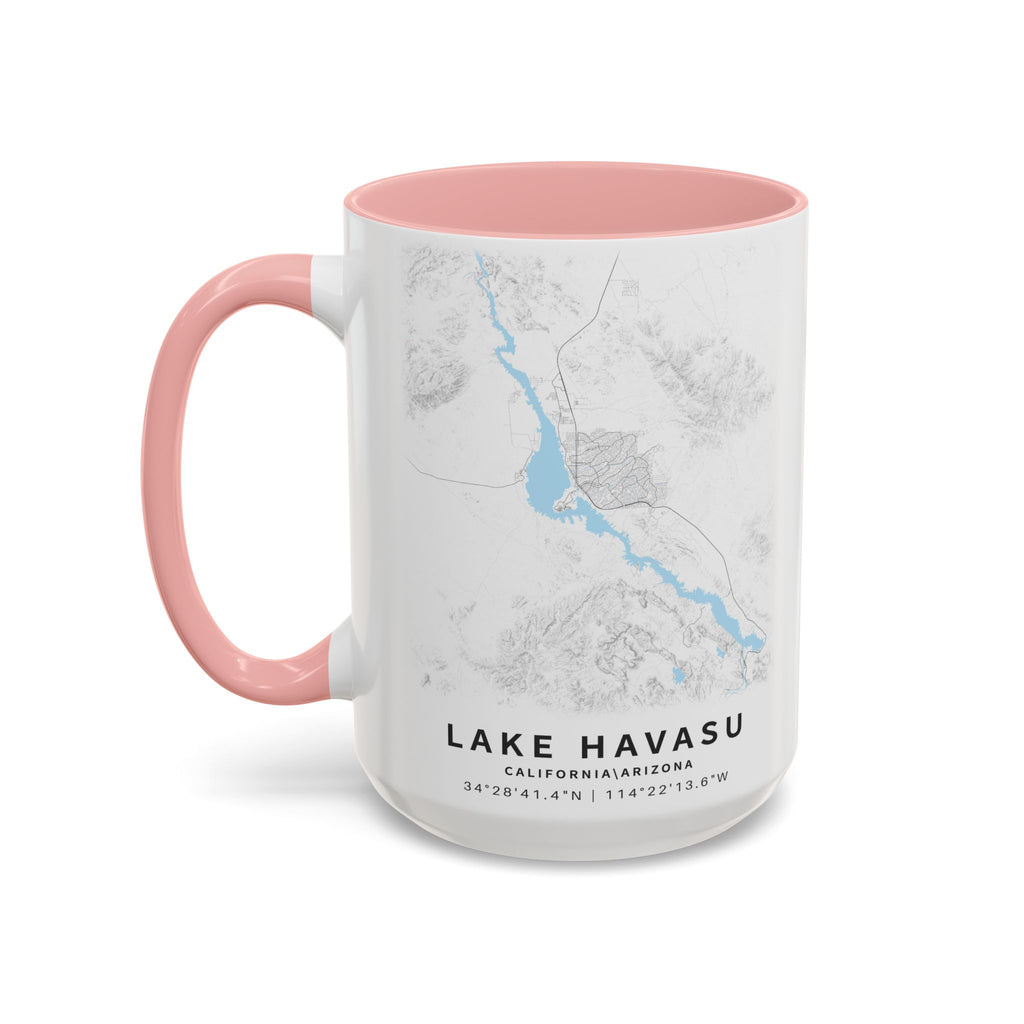 Lake Havasu map Accent Coffee Mug | 11oz 15oz