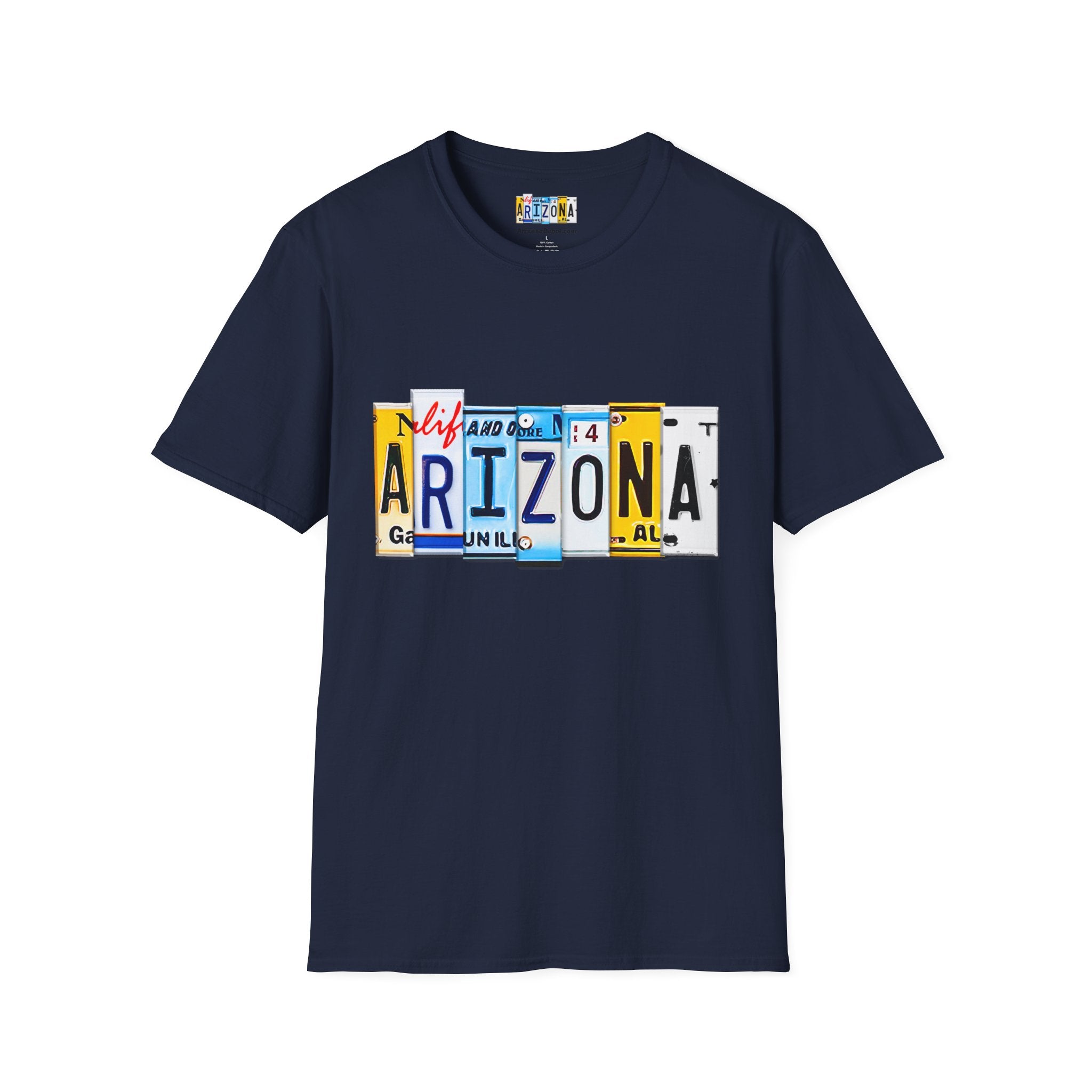 Arizona License Plate Collage T-Shirt | State Graphic Tee