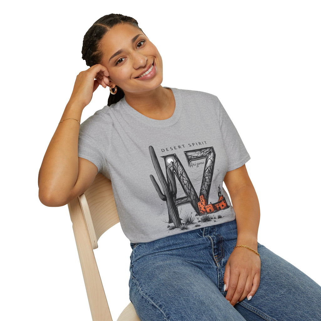 Arizona Desert Spirit T-Shirt | AZ Cactus Southwest Illustration