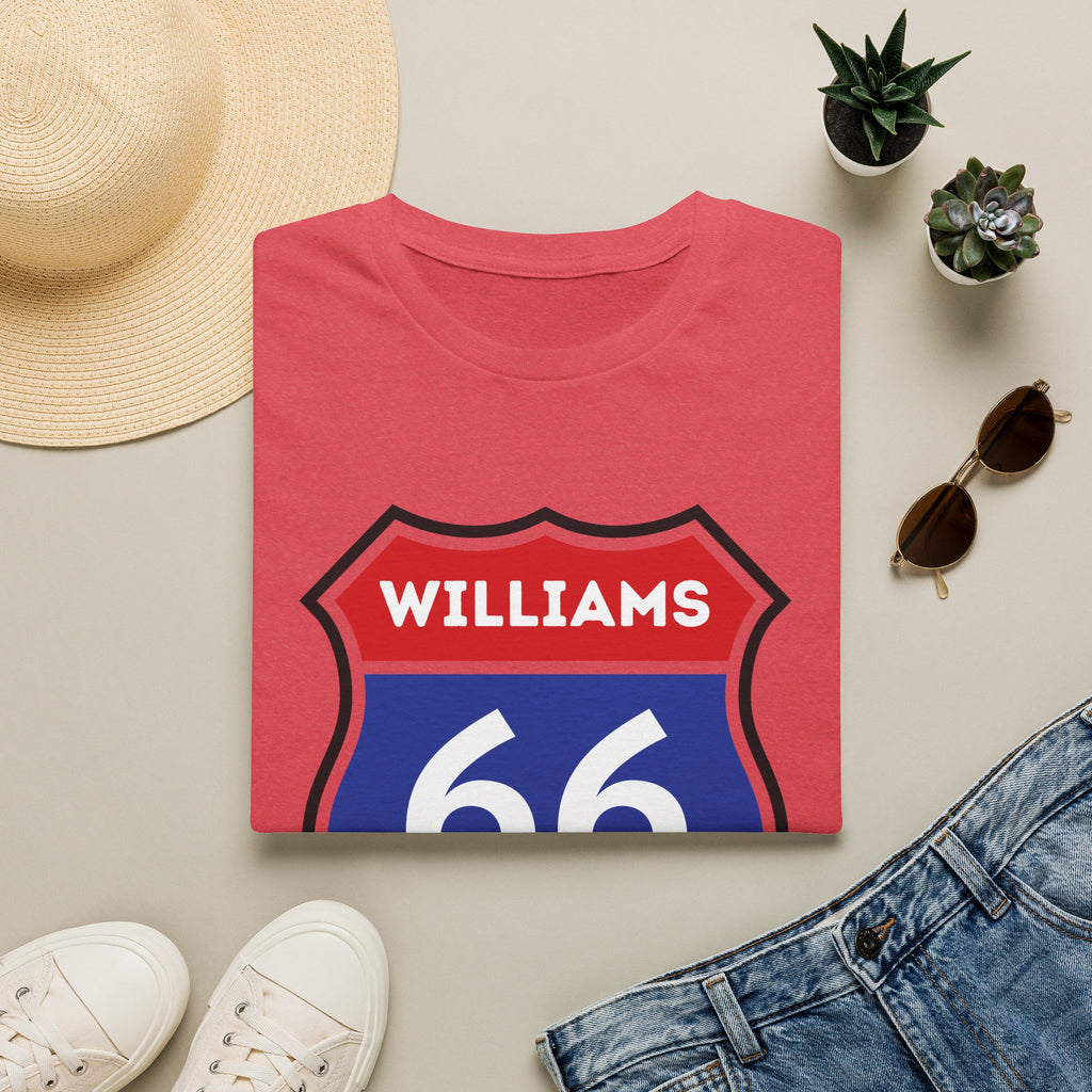 Williams 66 Shield T-Shirt | Route 66 Road Sign Shirt