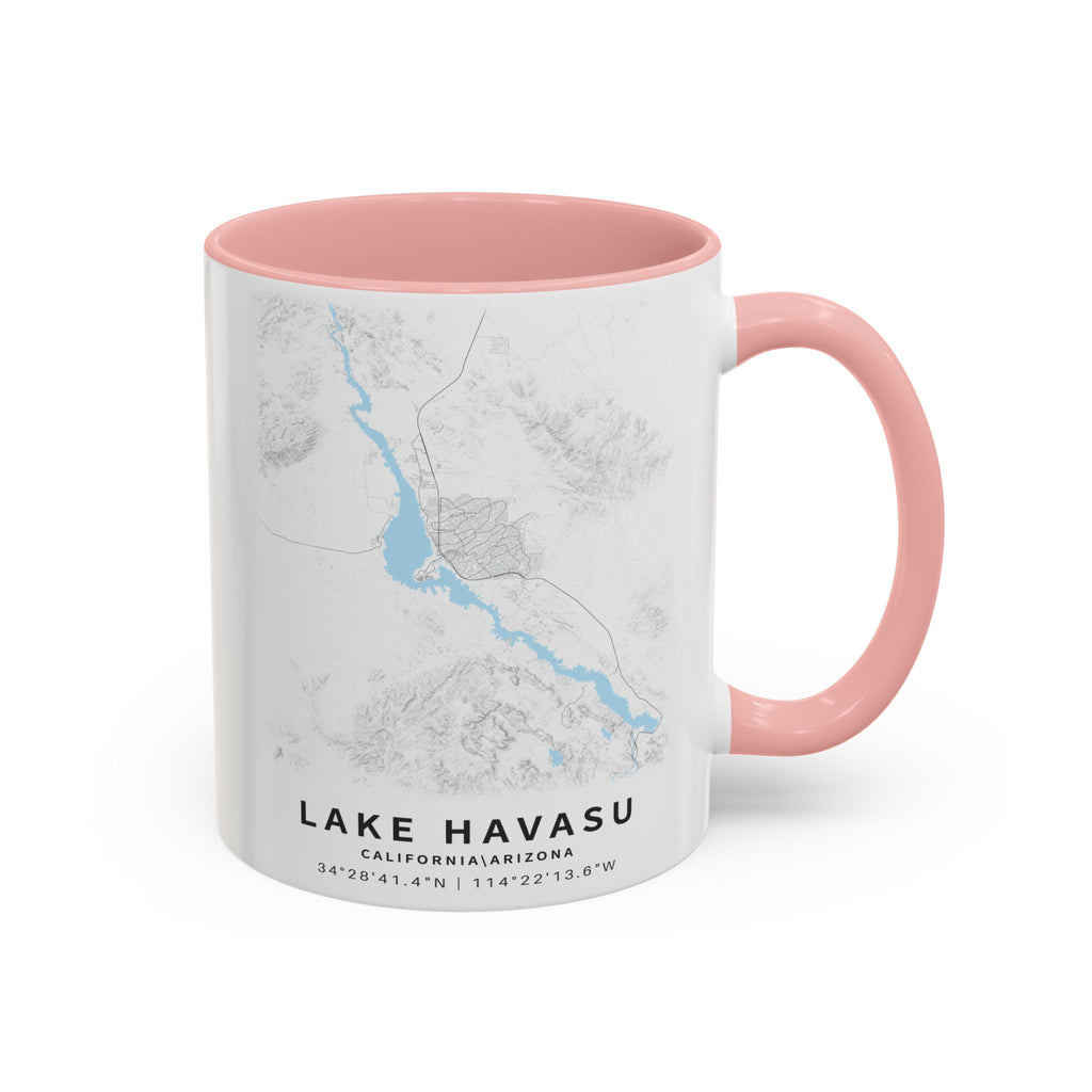 Lake Havasu map Accent Coffee Mug | 11oz 15oz