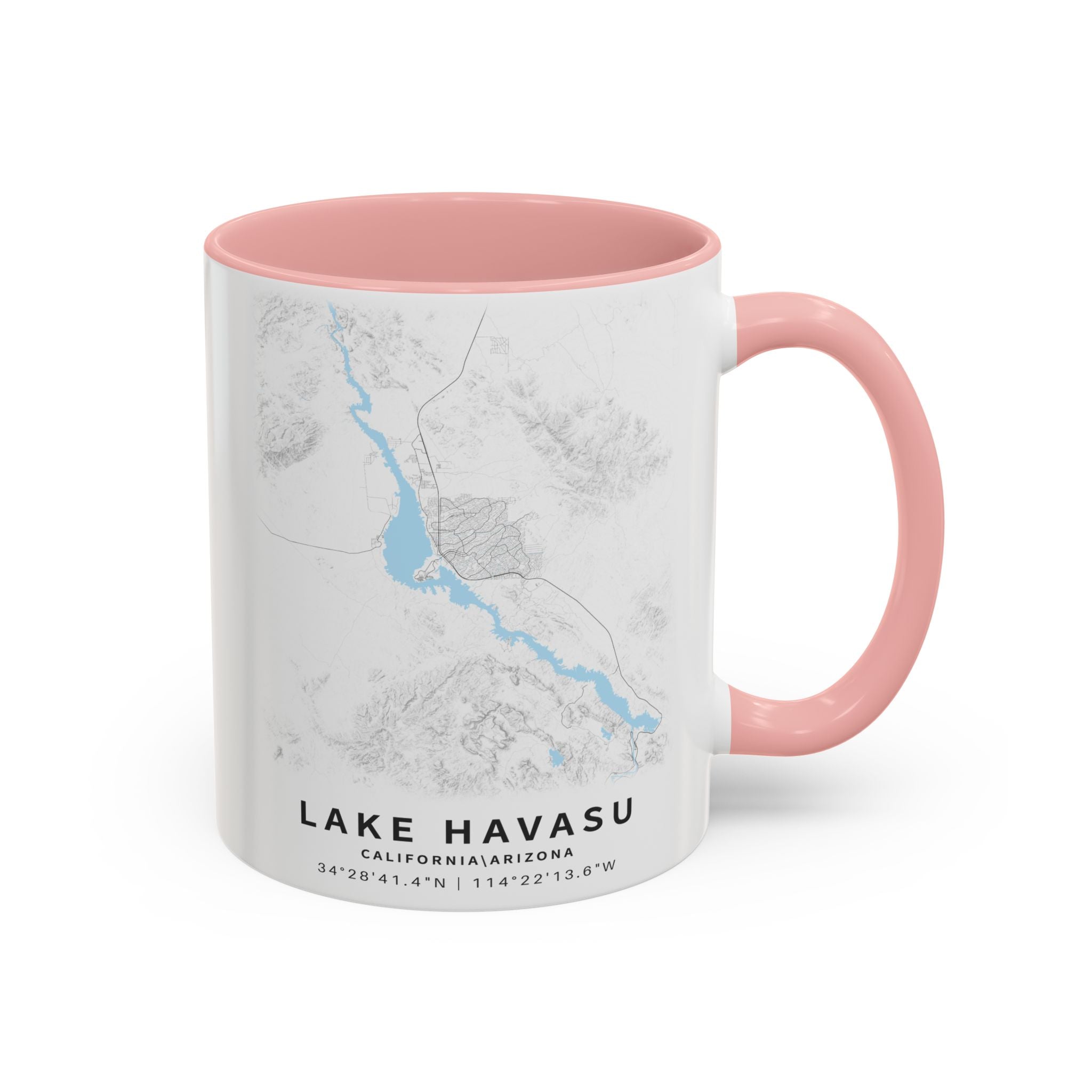 Lake Havasu map Accent Coffee Mug | 11oz 15oz
