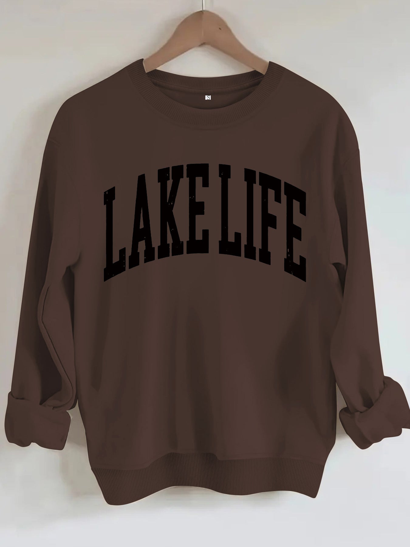 Lake Life Printed Long Sleeve Hoodie