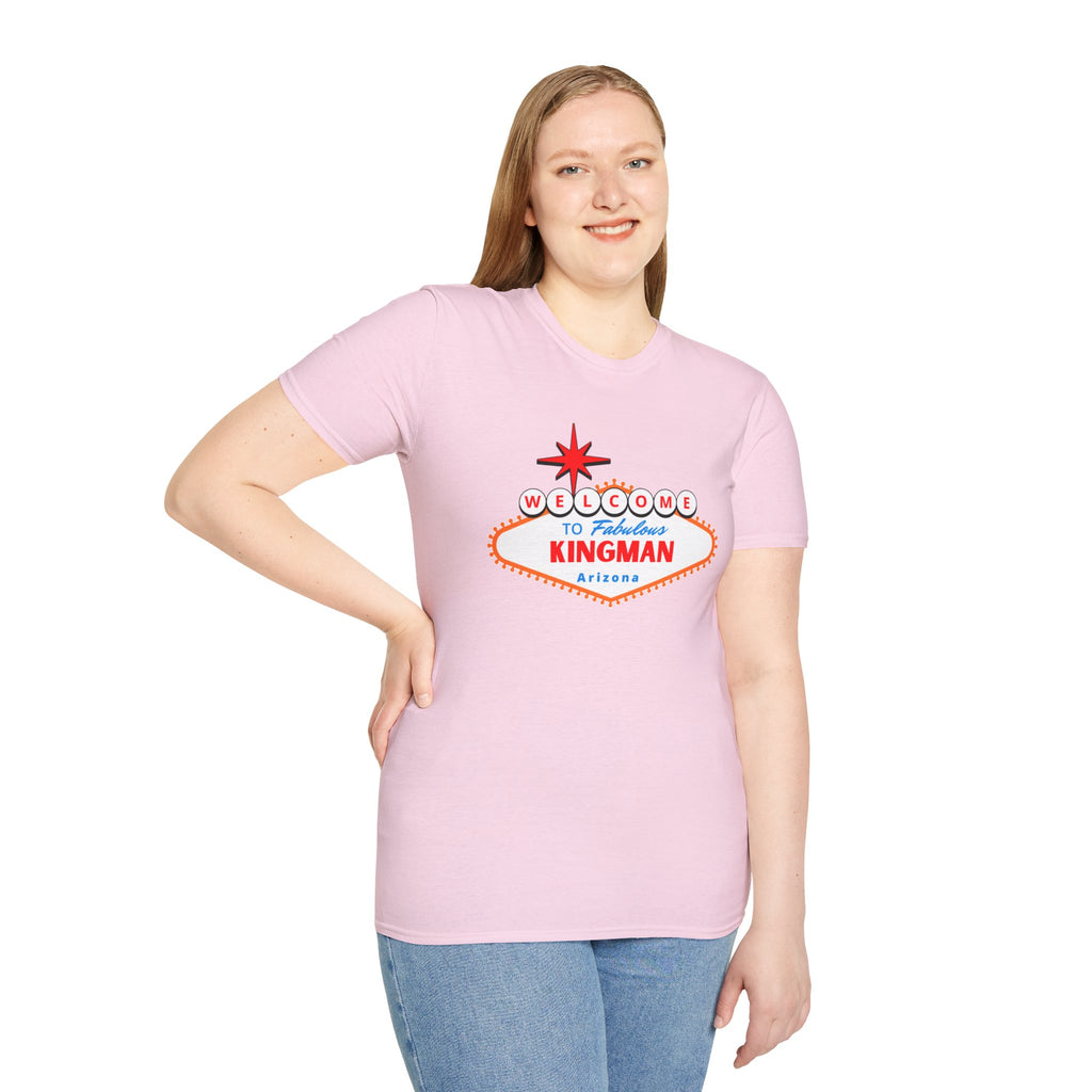 Kingman Arizona Vintage Welcome Sign T-Shirt