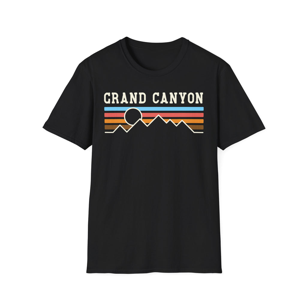 Grand Canyon Retro Sunset T-Shirt | Printed Front and Back National Park Landscape