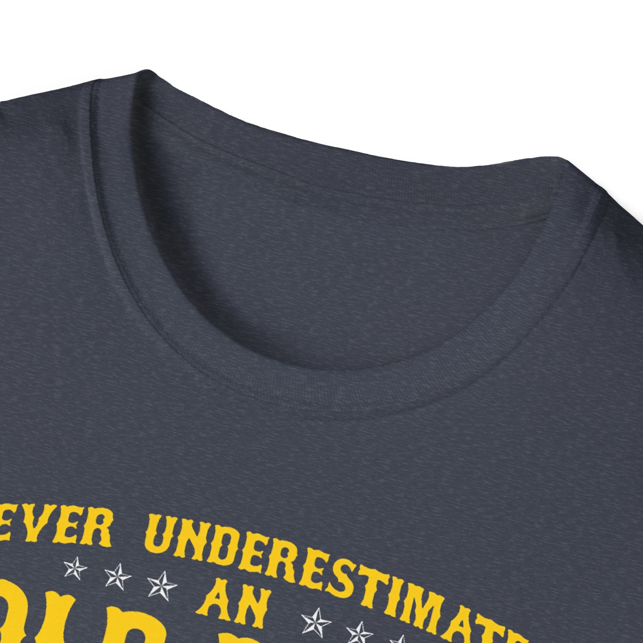 Never Underestimate an Old Man Who Is Also Vietnam Veteran T-Shirt | Military Tribute