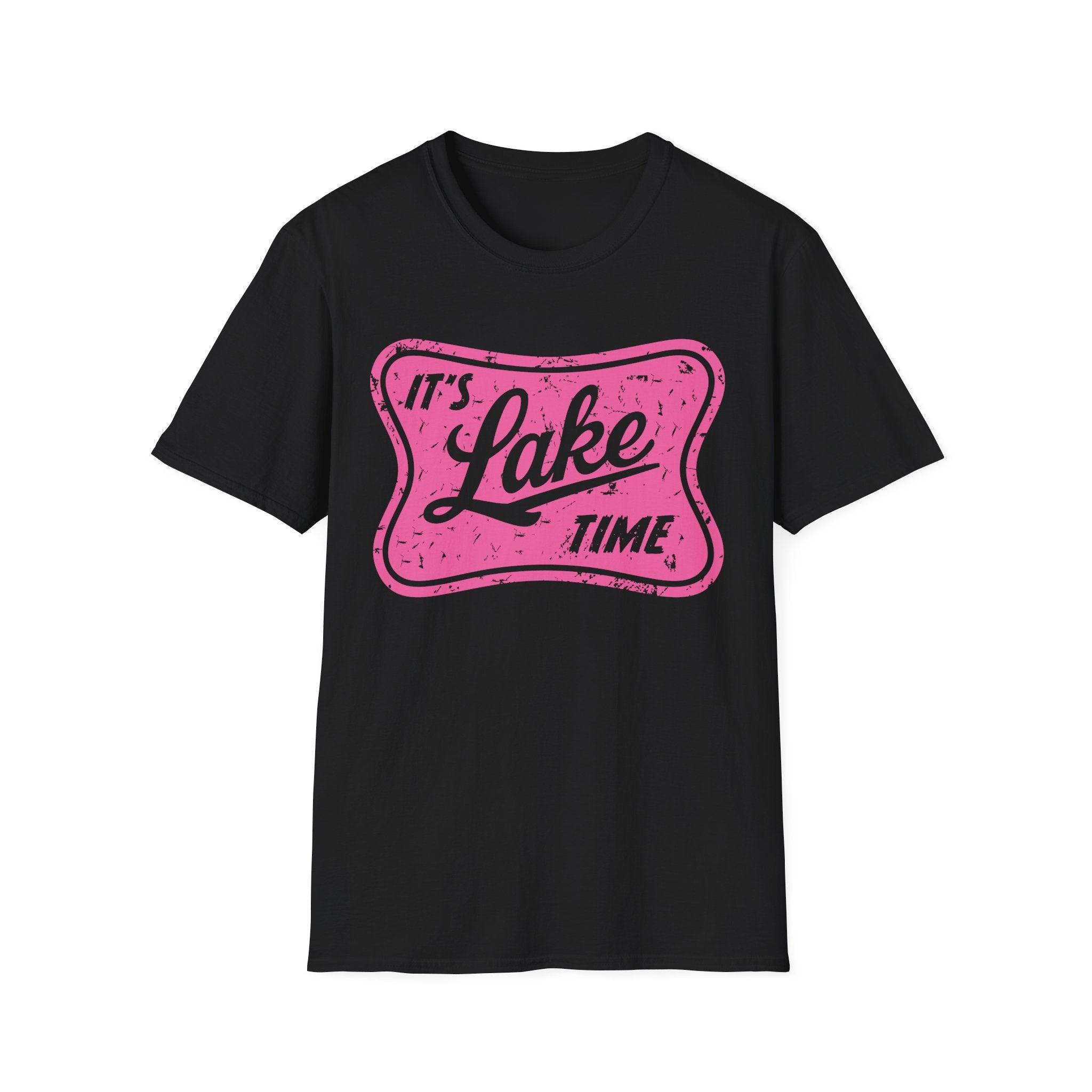 Lake Life Graphic Tee | Its Lake Time T-Shirt, Unisex Softstyle Tee, Womans Girls Teens, Summer Outdoor Tee, Lake Lover Gift