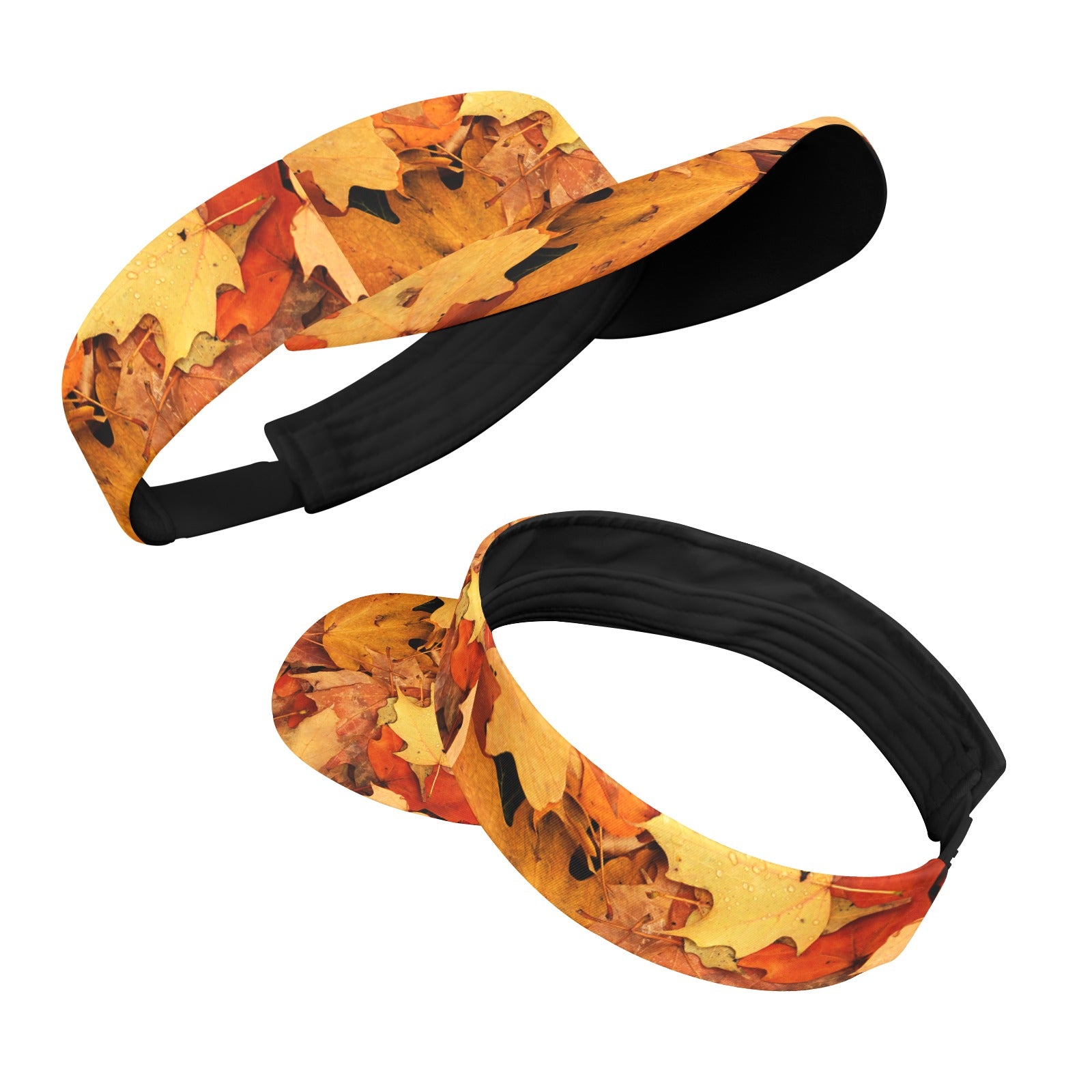Fall Leaves Sports Visor