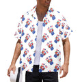Red White Blue Celebration Men's All Over Print Shirt Made In USA Ships to USA Only Free Shipping