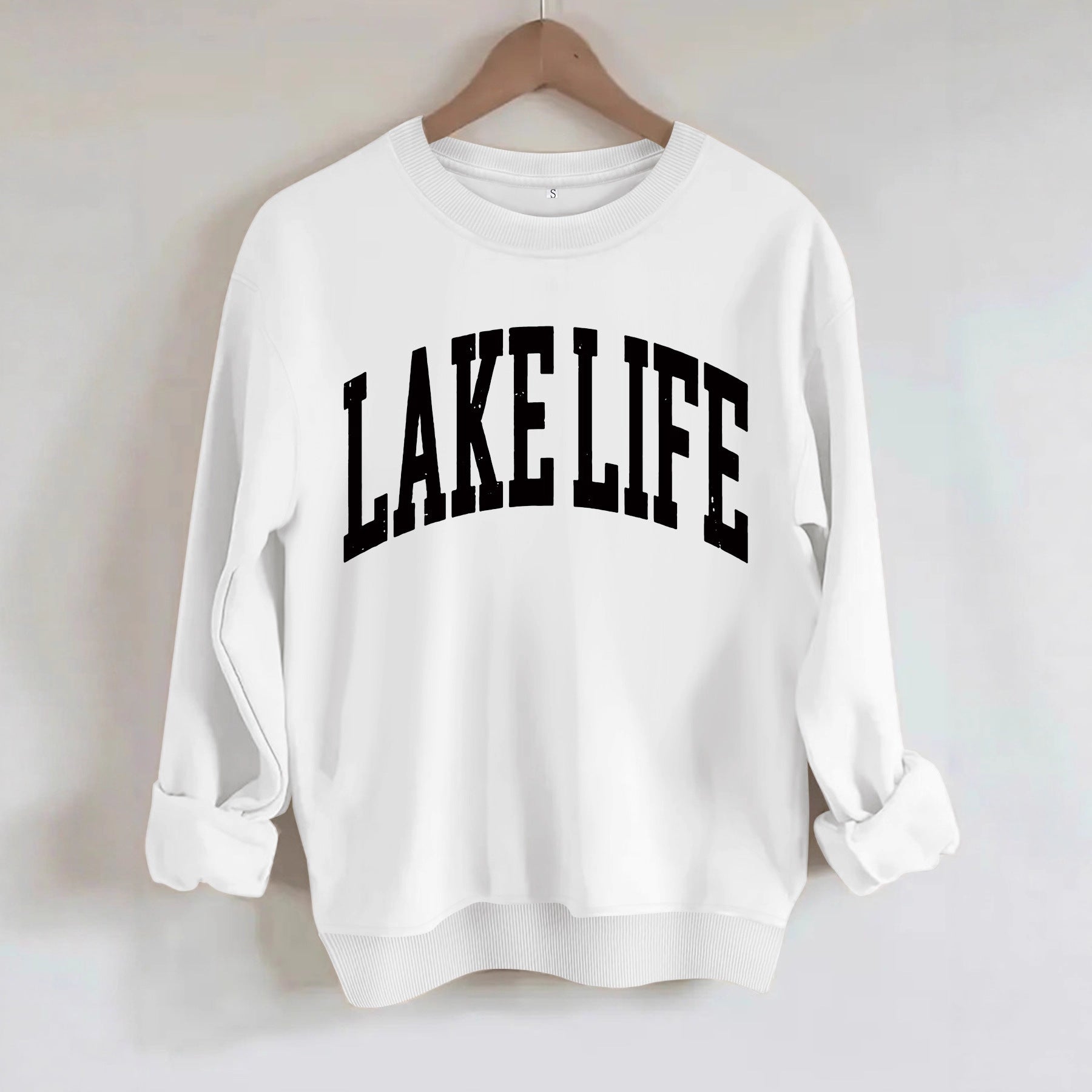 Lake Life Printed Long Sleeve Hoodie