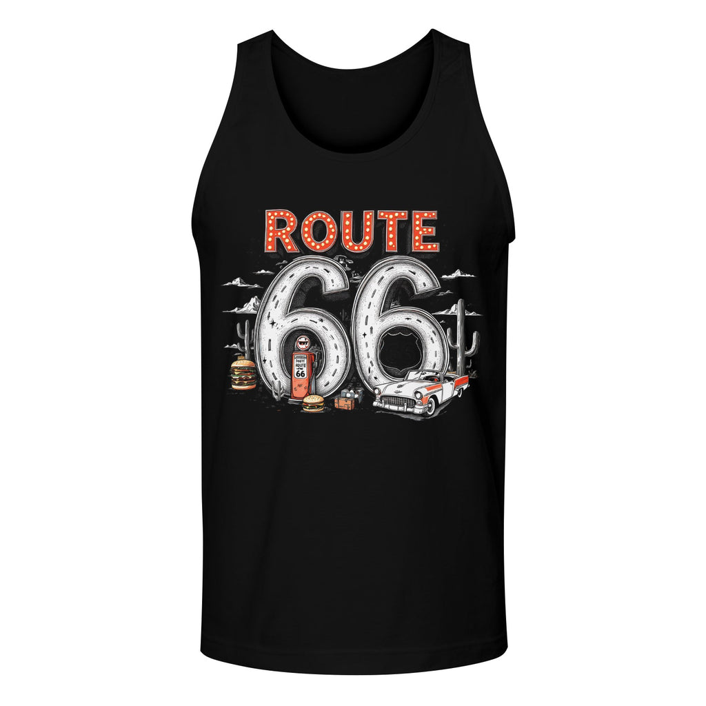 Route 66 Men's Tank Top Made in USA Free Shipping