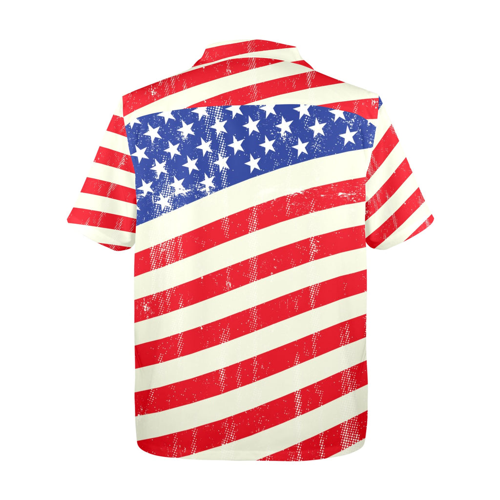 Men's All Over Print 4th of July Shirt Made In USA