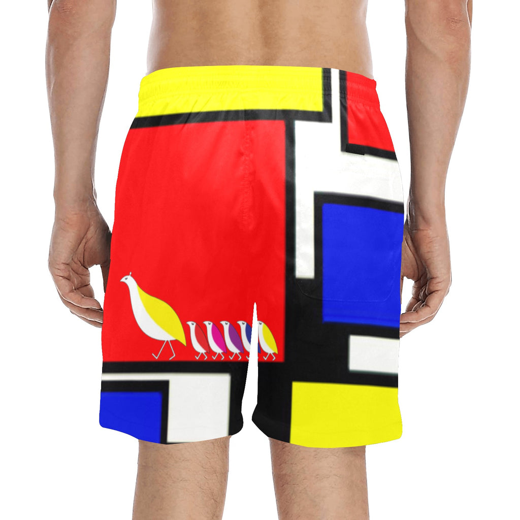 IYKYK Men's Mid-Length Beach Shorts Free Shipping