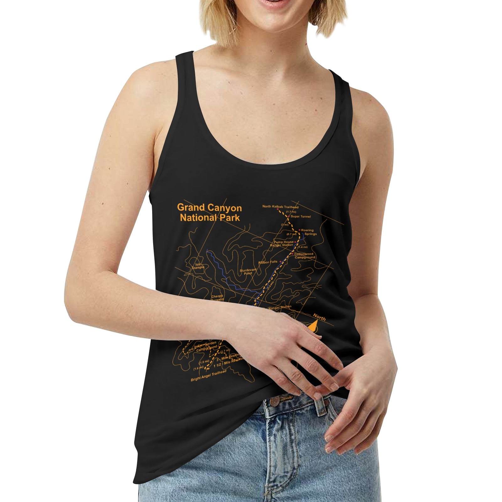 Grand Canyon National Park Women's Tank Top  Made in USA Free Shipping