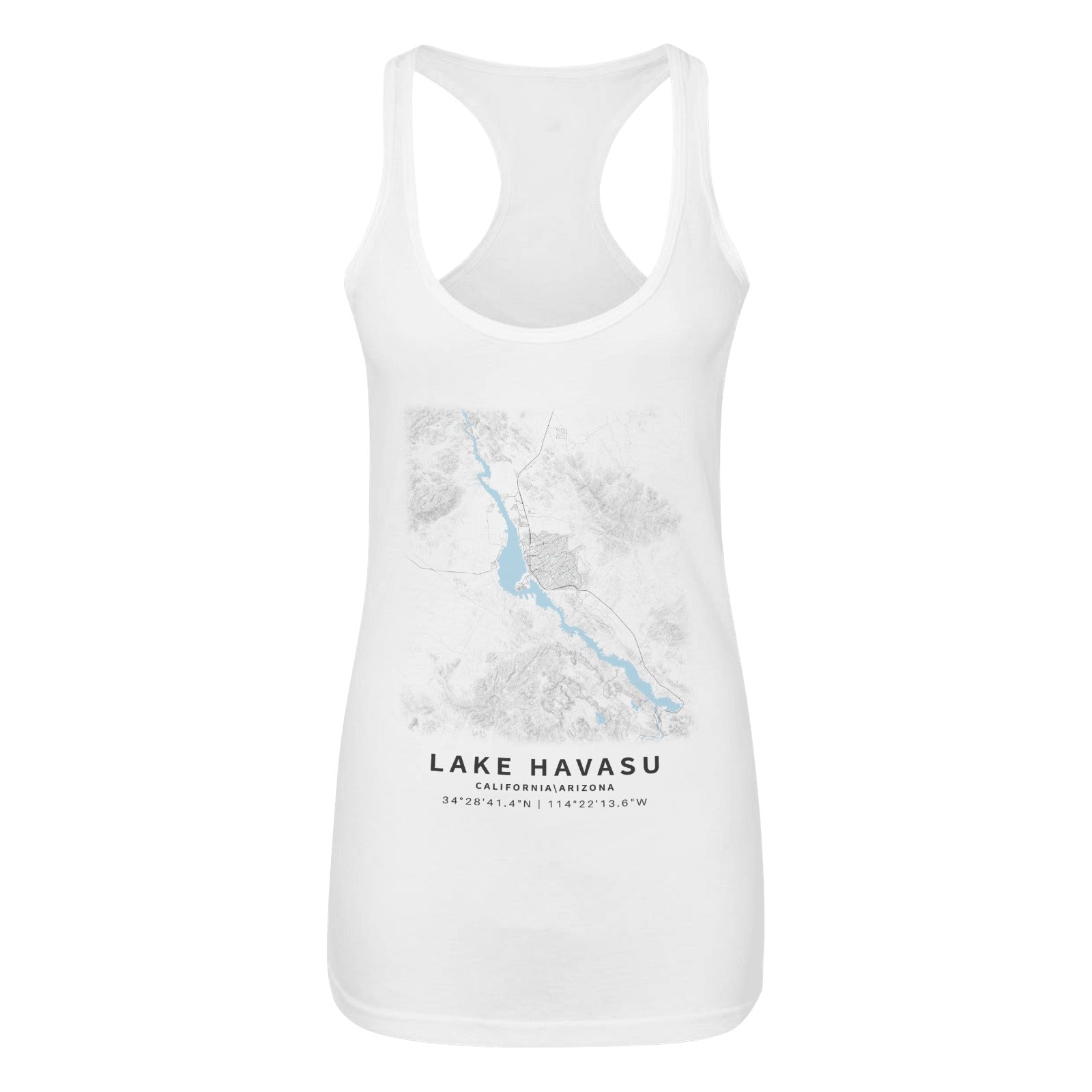 Lake Havasu Women's Tank Top (Front Printing) Made in USA Free Shipping