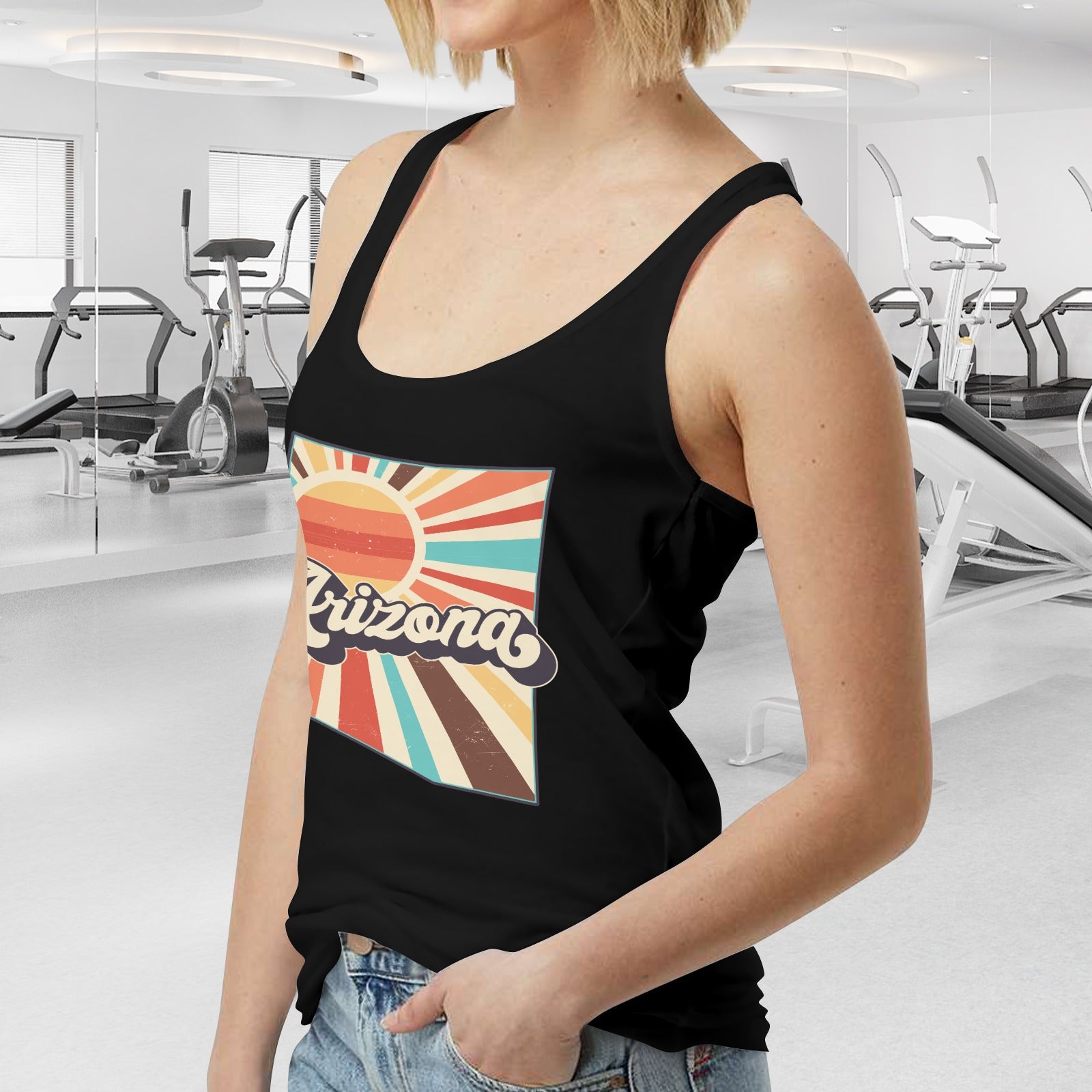 Arizona Retro Women's Tank Top Made in USA Free Shipping