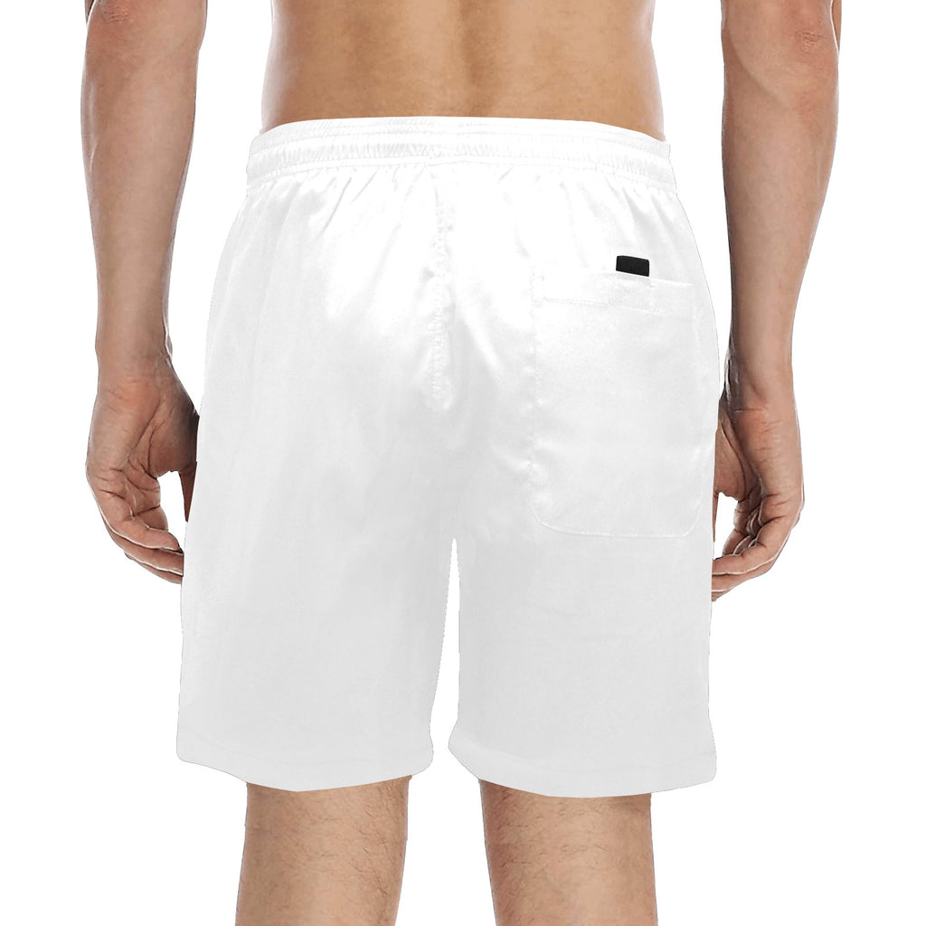 OPee Trunks Men's lite gray Mid-Length Beach Shorts (L51)