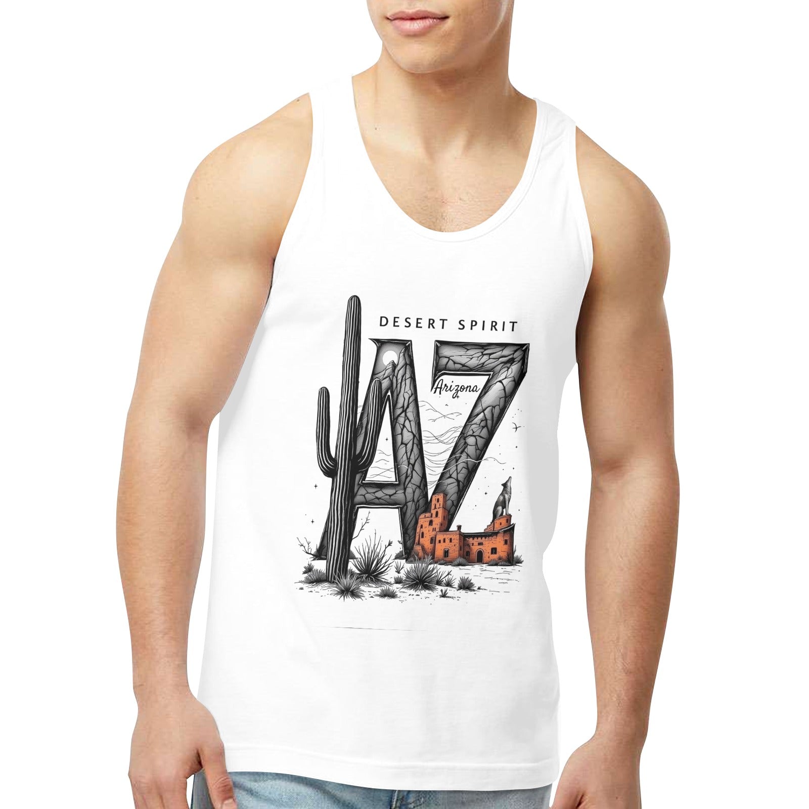 Arizona Desert Men's Tank Top Made in USA Free Shipping