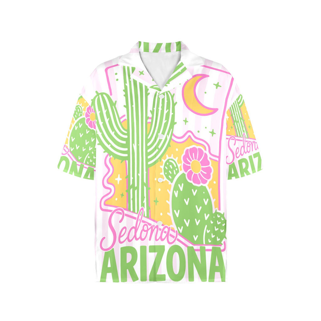 Sedona Arizona Women's All Over Print Hawaiian Shirt （Made in USA Ships to USA Only）