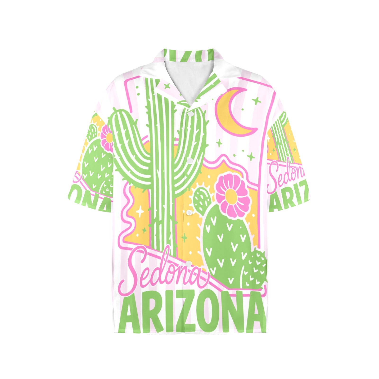 Sedona Arizona Women's All Over Print Hawaiian Shirt （Made in USA Ships to USA Only）