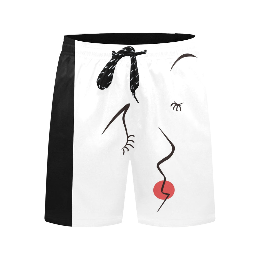 Abstract Men's Mid-Length Beach Shorts Free Shipping