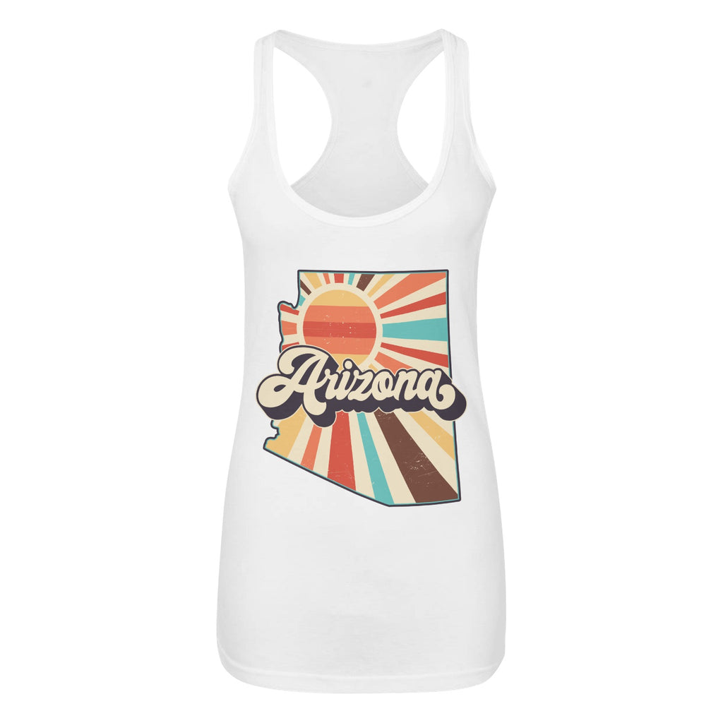 Arizona Retro State Women's Tank Top  Made in USA Free Shipping