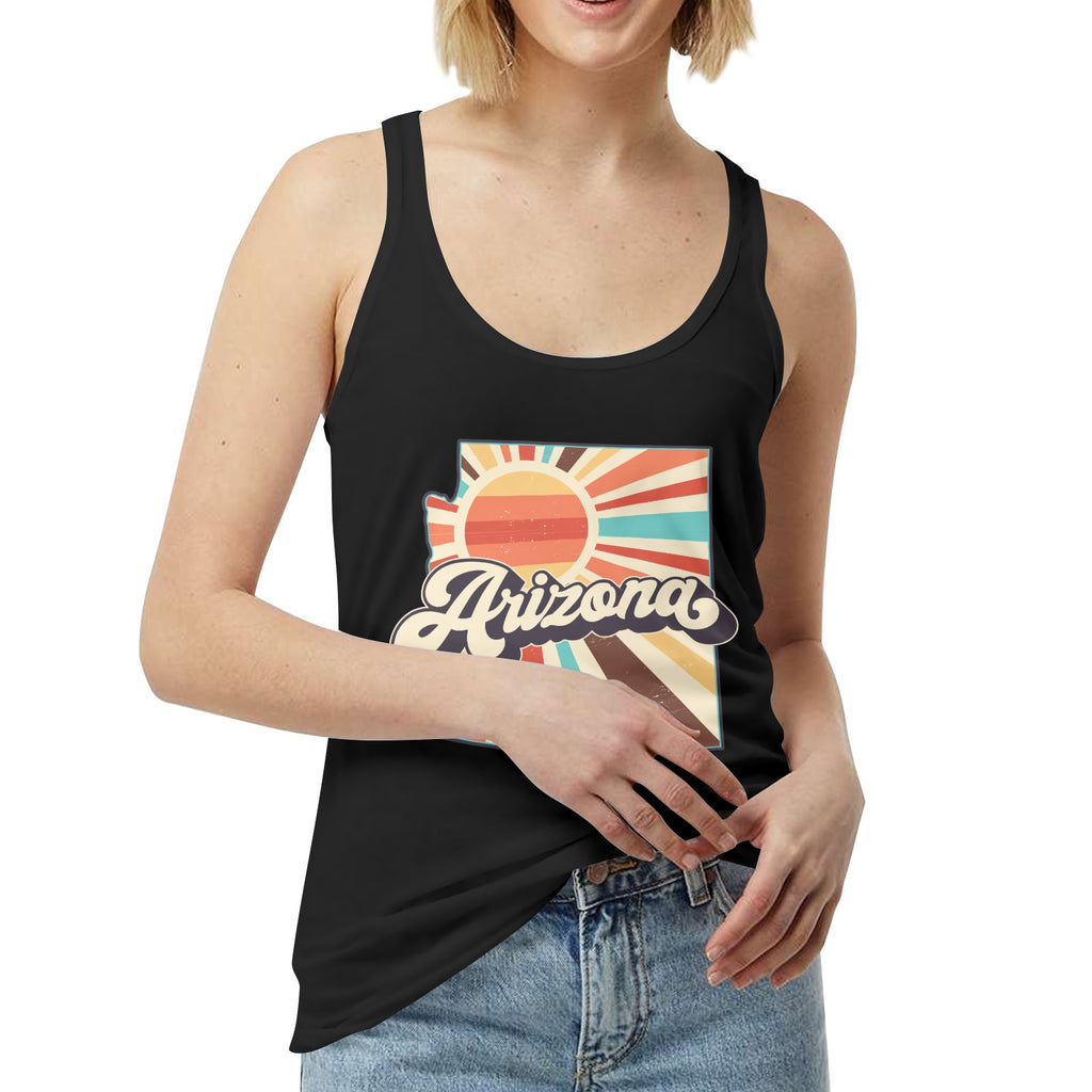 Arizona Retro Women's Tank Top Made in USA Free Shipping